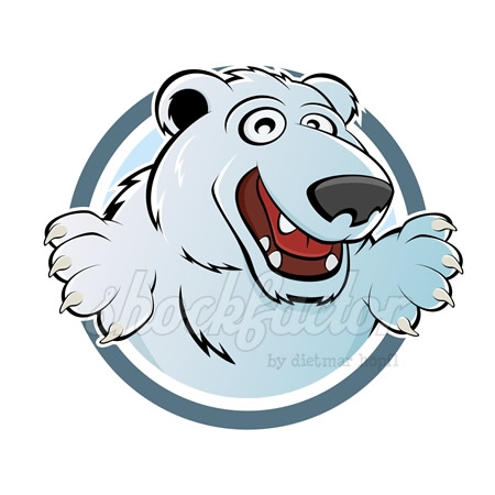 Eisbär Clipart Cartoon Logo