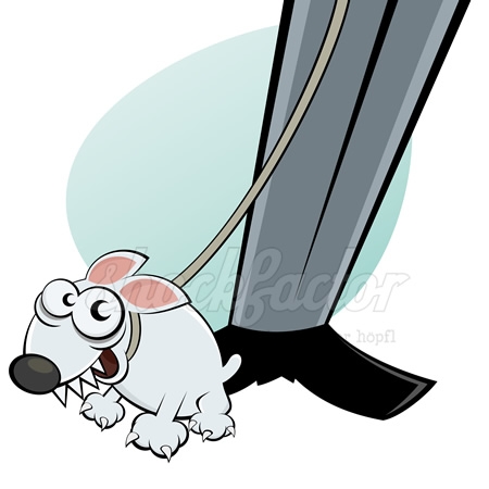 Hund Gassi Clipart Cartoon