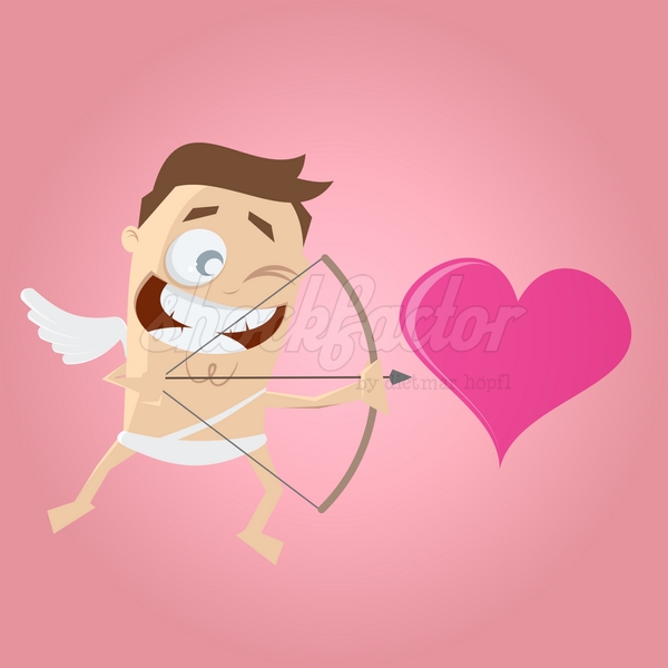 Amor Liebesbote Comic Clipart