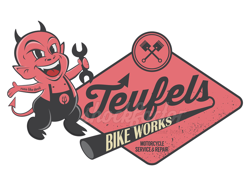 Teufel Logo Comic