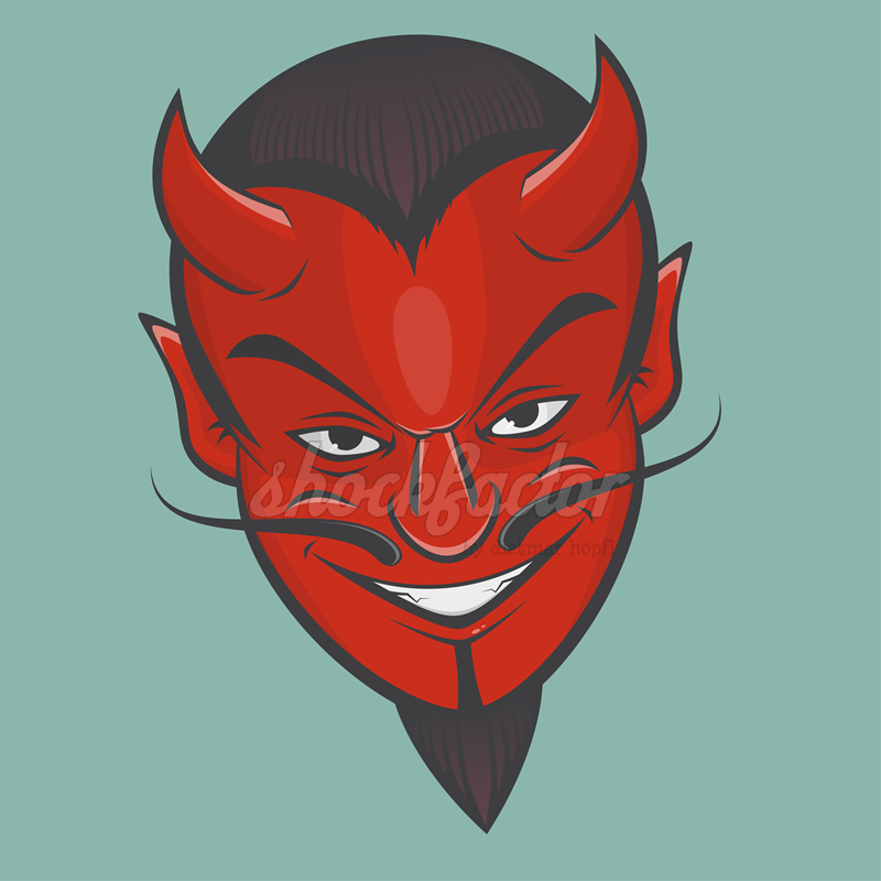 Satan Clipart Logo