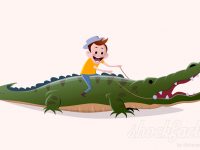 Krokodil reiten – Ein Riesenspaß