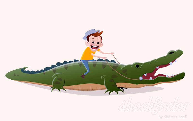 krokodil-reiten