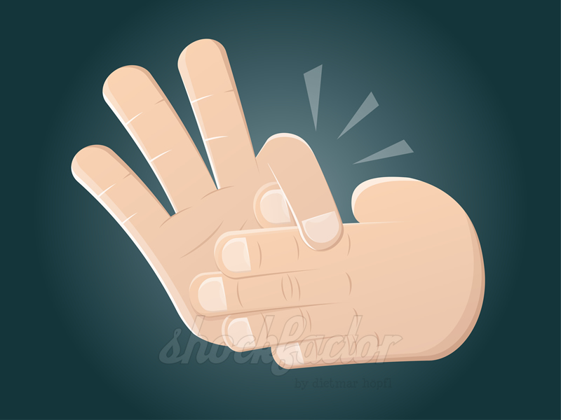 Finger Daumen Trick Clip-art