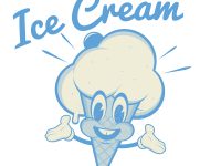 Vintage Cartoon Ice Cream