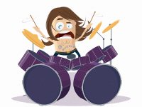 Drummer Cartoon