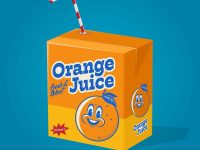 Orangensaft aus der Box