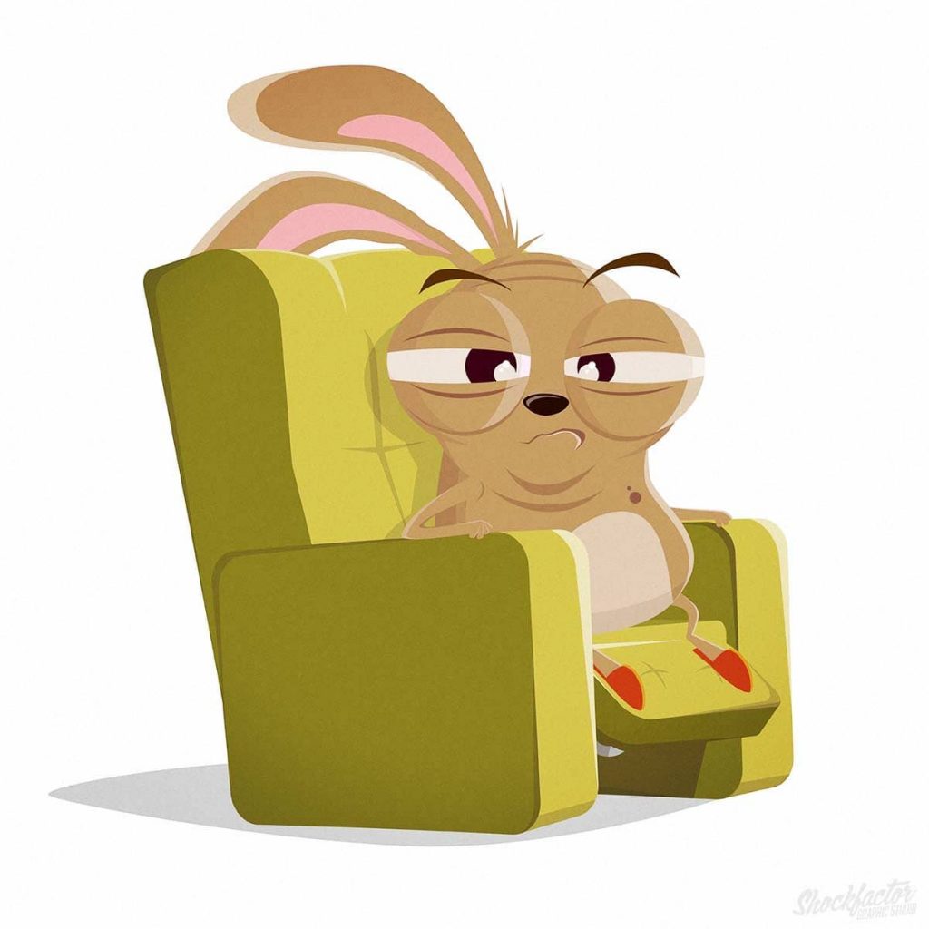 senior-cartoon-rabbit-armchair-sofa