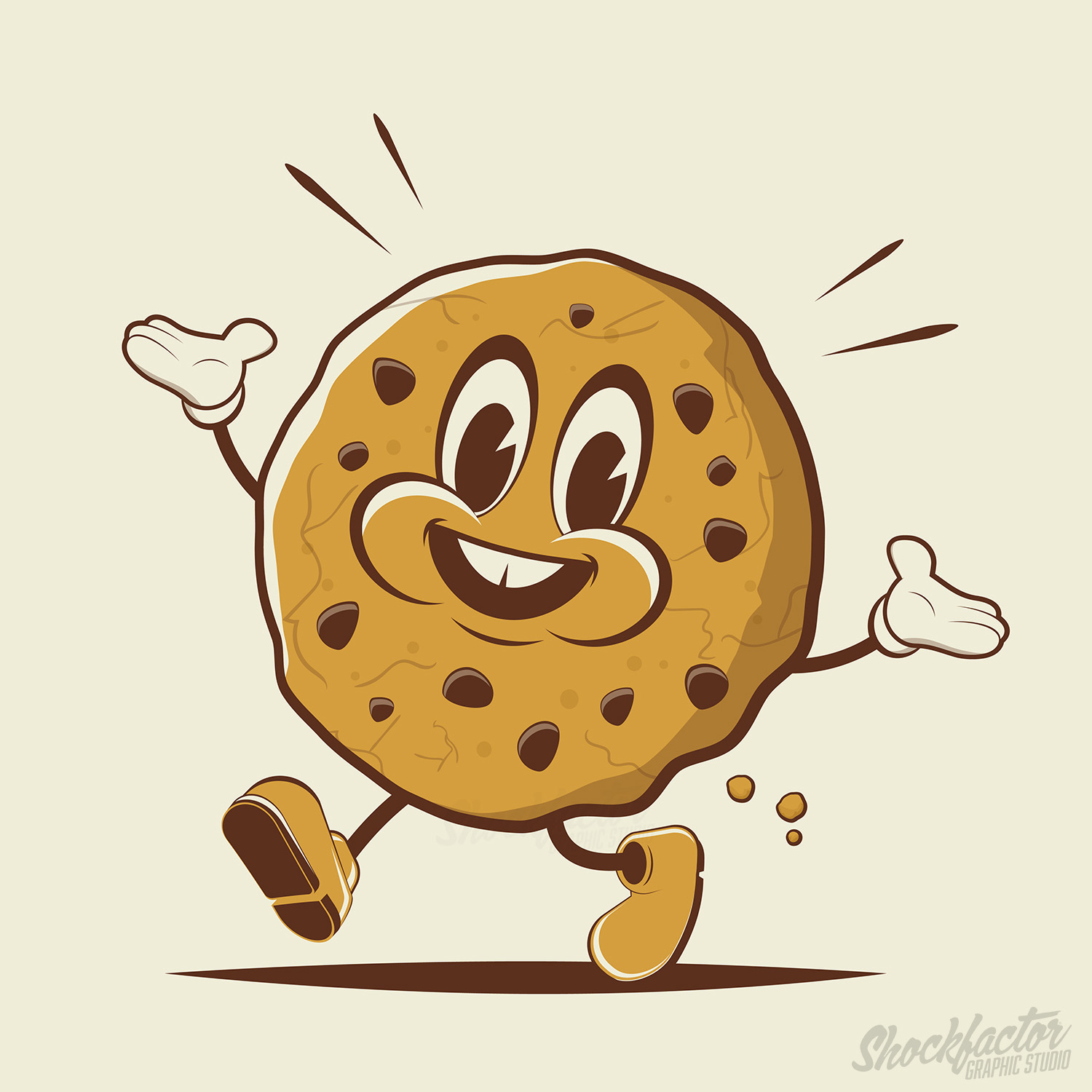Cookie Retro Cartoon